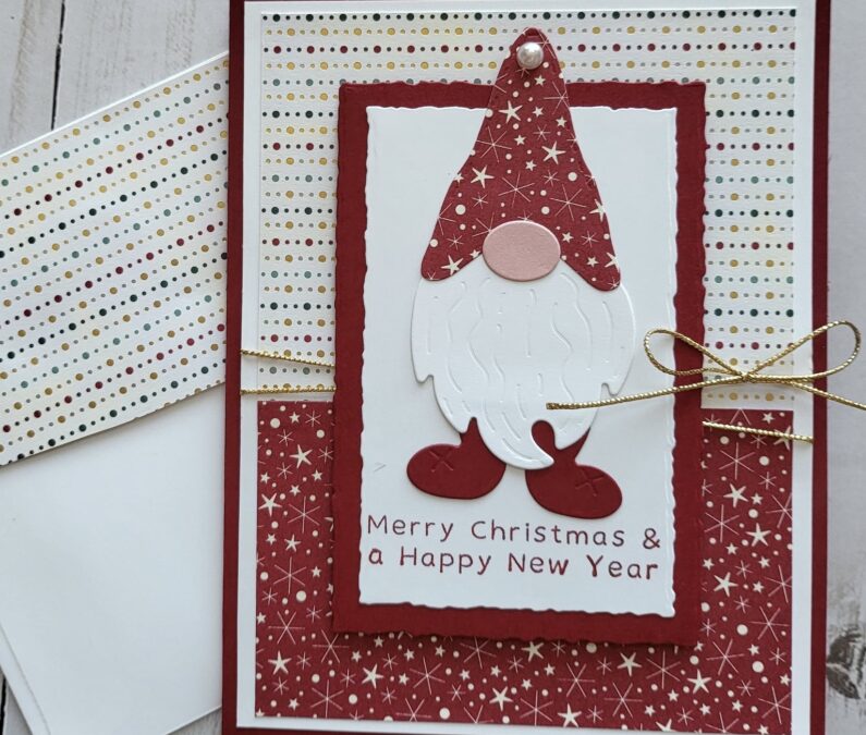 Christmas Gnome Free Card Tutorial