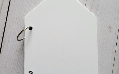 White House Acrylic Memory Album with Cardstock Pages