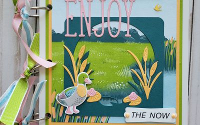 Charming Duck Pond White Acrylic Memory Album | Done for You