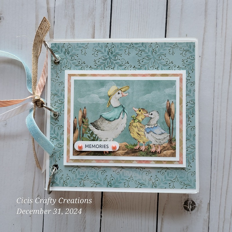 Storybook, nursery, baby, ducks, rabbits, squirrels, garden, pastel colors, frames, scrapbooking, acrylic albums, happy