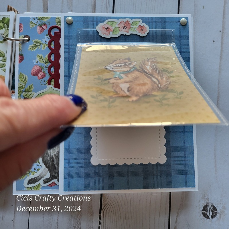 Storybook, nursery, baby, ducks, rabbits, squirrels, garden, pastel colors, frames, scrapbooking, acrylic albums, happy