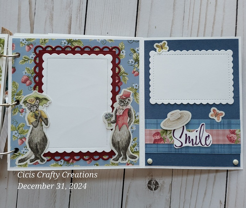 Storybook, nursery, baby, ducks, rabbits, squirrels, garden, pastel colors, frames, scrapbooking, acrylic albums, happy