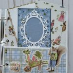 Storybook, nursery, baby, ducks, rabbits, squirrels, garden, pastel colors, frames, scrapbooking, acrylic albums, happy