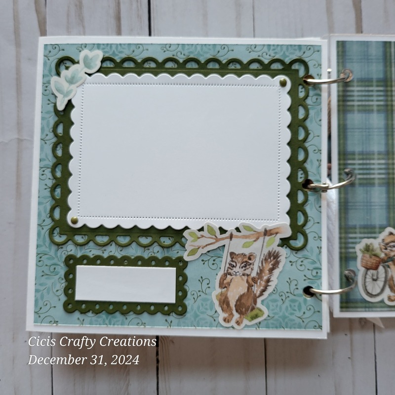 Storybook, nursery, baby, ducks, rabbits, squirrels, garden, pastel colors, frames, scrapbooking, acrylic albums, happy